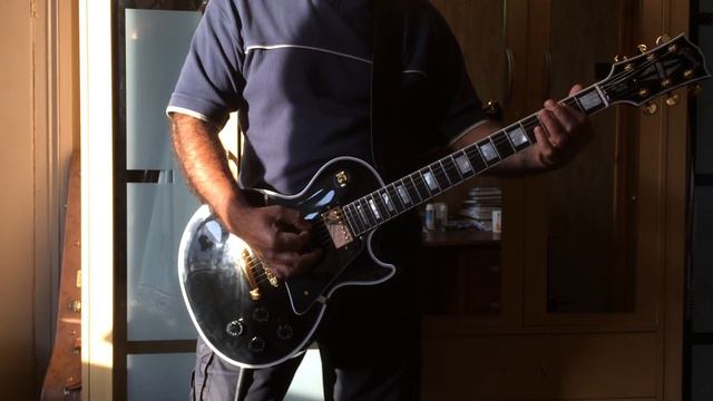 2019 Les Paul Custom Ebony/Gloss . TS9 Tone Test .