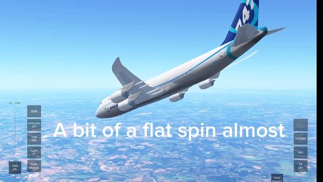 I tried getting a 747 INTO A FLAT SPIN infinite flight смотреть онлайн