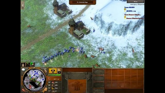 Russian Strelet Strategy vs. Expert Computer - Age of Empires 3 смотреть онлайн