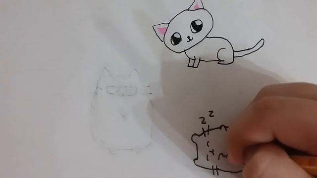 DIY(как сделать наклейки)Наклейки котики.Легко и просто?