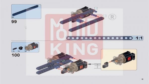 Mould King instructions | Mould King Car | 18018 | Lighting Racing Car