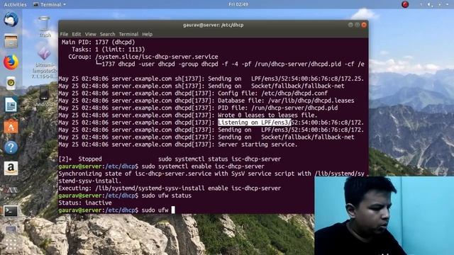 How to configure DHCP Server in Ubuntu Linux 18.04 ( Complete Server & client ) смотреть онлайн