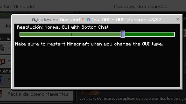 ANIMACION RGB GUI MOD para Minecraft 1.19 смотреть онлайн