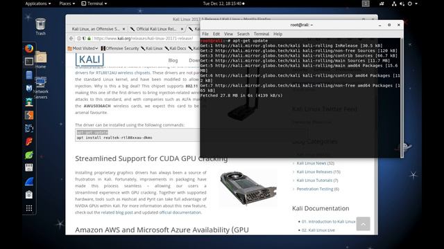 How to Install Alfa AWUS036ACH Wireless Adapter in Kali Linux 2017.3 смотреть онлайн