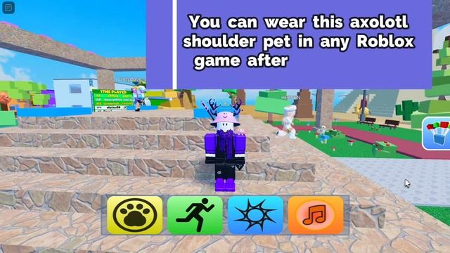 FREE UGC - Axolotl Shoulder Pal - Find the Animals [Roblox] смотреть онлайн