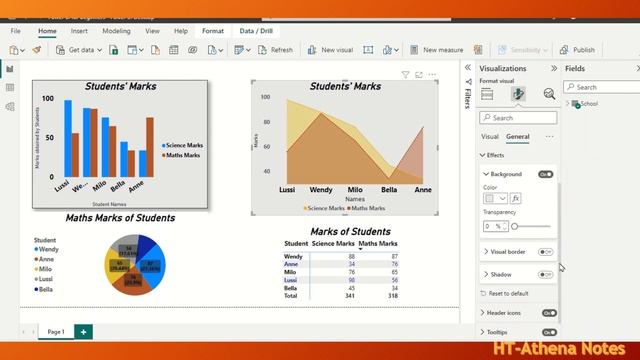 Power BI for Beginners, How to change the background color and give shadow border to power BI chart смотреть онлайн
