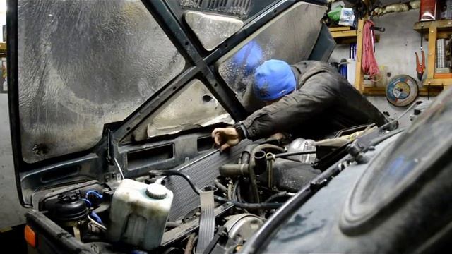 Нива 21214 ремонт своими рукам  Замена радиатора