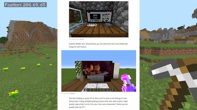 Minecraft - WORKING TV'S !! [ NEW FEATURE ] Coming Soon ! Java / Bedrock смотреть онлайн