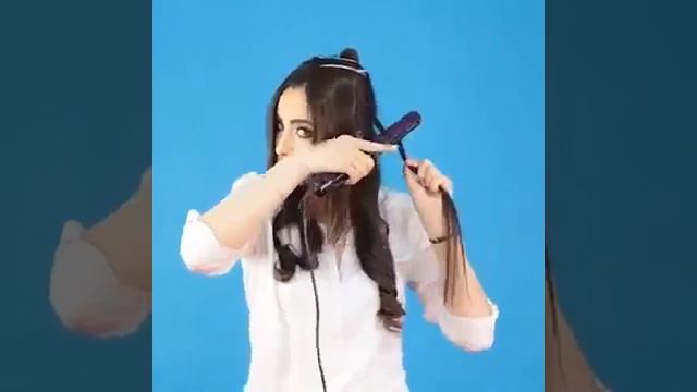 Простой способ завить волосы с помошью утюжка смотреть онлайн