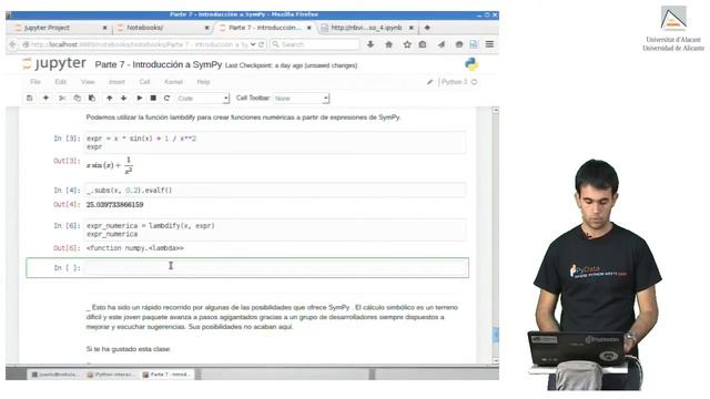 Tutorial de SymPy: lambdify, de simbólico a numérico ... смотреть онлайн