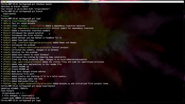 Başlangıç Seviye Git Dersleri- Merge ve Fast-Forward смотреть онлайн