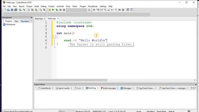 Installing and using Code::Blocks on Windows смотреть онлайн