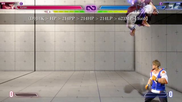 ストリートファイター6 リュウ 基本 コンボ【 STREET FIGHTER 6 RYU BASIC COMBOS 】 смотреть онлайн