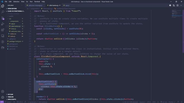 FA20 Code Sprint B: Week 05 - Class vs Functional Components смотреть онлайн