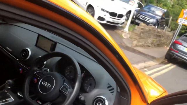 Apex performance cars Audi s3 Sportback exclusive orange смотреть онлайн