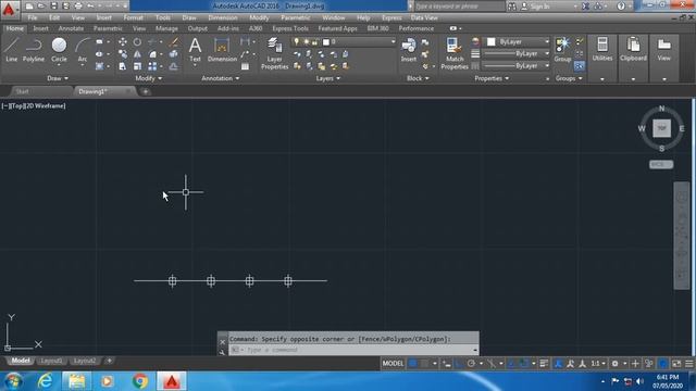 Divide and Measure command in Autocad смотреть онлайн
