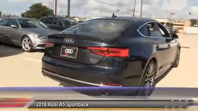 2018 Audi A5 Sportback Metairie LA PMN008296 смотреть онлайн