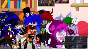 Security Breach Reacts To: “Another Five Nights” | FNAF | Gacha Club