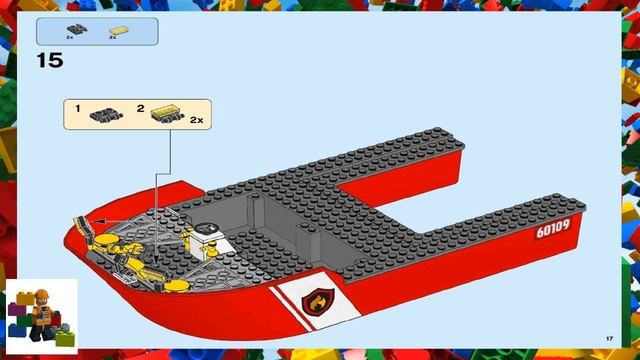 LEGO instructions - City - Fire - 60109 - Fire Boat (Book 2) смотреть онлайн