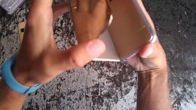 Золотой зеркальный полупрозрачный чехол