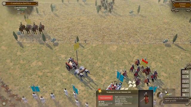 FIELD OF GLORY 2 Кампания за Карфаген. Второе сражение. смотреть онлайн
