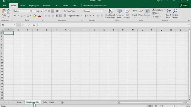 Microsoft Excel 2016 Basic Course - How to Create New Workbook and Worksheets смотреть онлайн