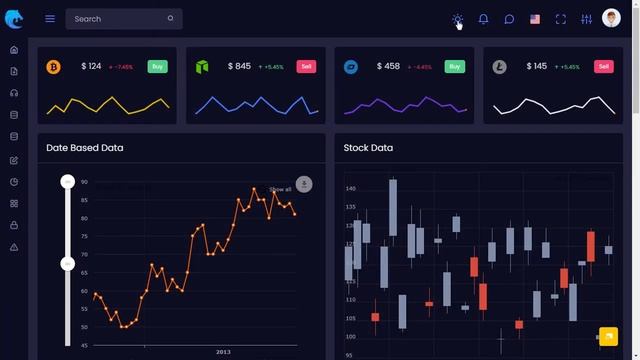 Bootstrap 5 Admin Dashboard with Light Mini Sidebar LTR Theme смотреть онлайн