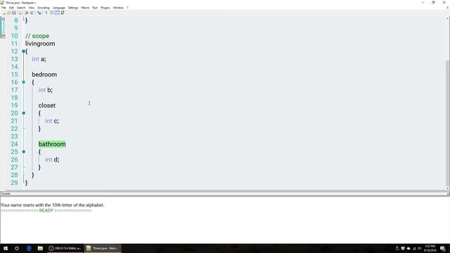 28 - Scope ( local vs global variables ) | Java Tutorials смотреть онлайн