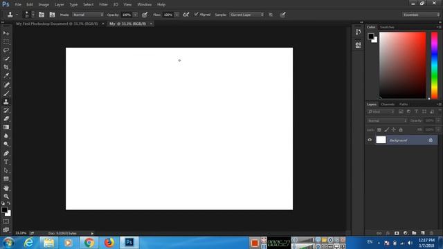 How to Create Document - Open and Place Files Adobe Photoshop CC Tutorials смотреть онлайн