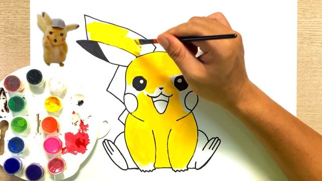 Bolalar uchun pikachu chizishㅣРисование Пикачу для детейㅣDrawing Pikachu for kids смотреть онлайн