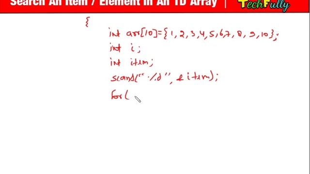 Search An Element / Item In 1D Array In C In Hindi(Linear Search) By Nirbhay Kaushik смотреть онлайн