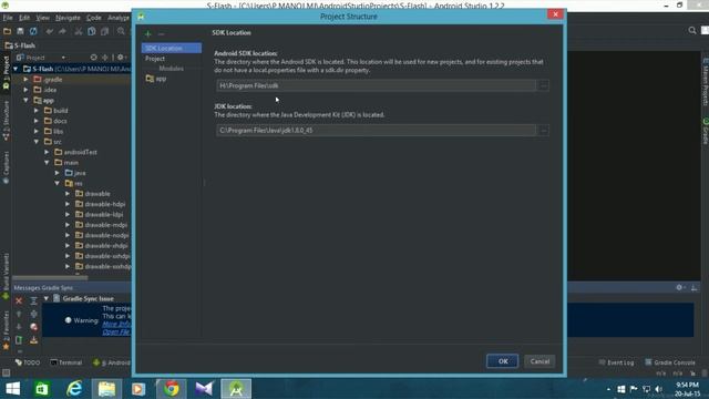 How to change Default SDK Location in Android Studio смотреть онлайн