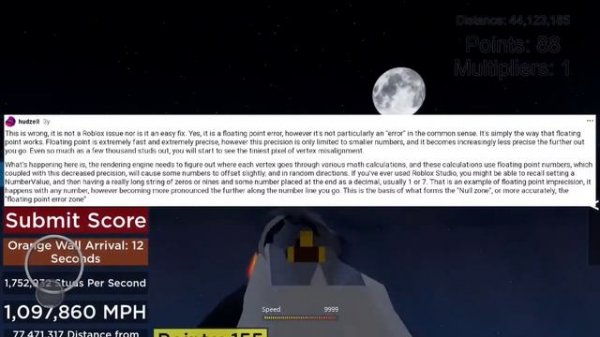 explaining the roblox null zone (Floating Point Error Zone)