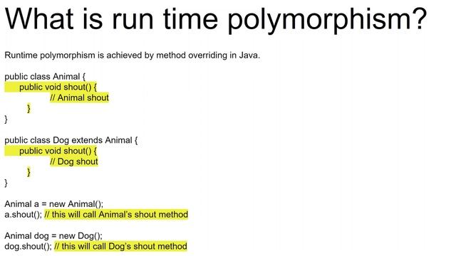 Polymorphism Interview Questions | Java Interview Questions смотреть онлайн