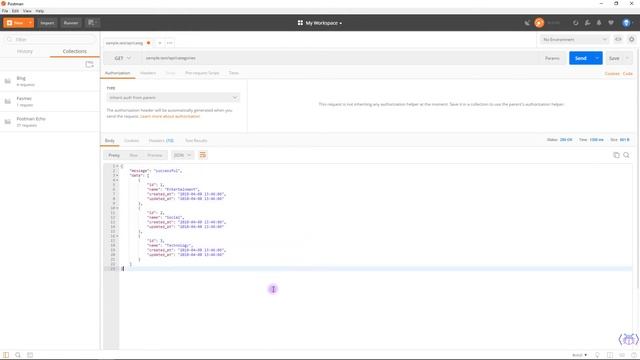 Laravel RESTful Api - Retrieve Category using GET method #5 смотреть онлайн