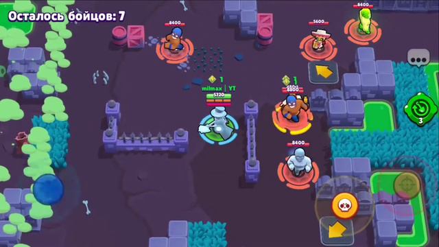 ПОДНЯЛ СВОЙ ПЕРВЫЙ 25 РАНГ НА МОРТИСЕ😈 СЕРЕБРЯНЫЙ МОРТИС НА 25 РАНГ /Brawl Stars