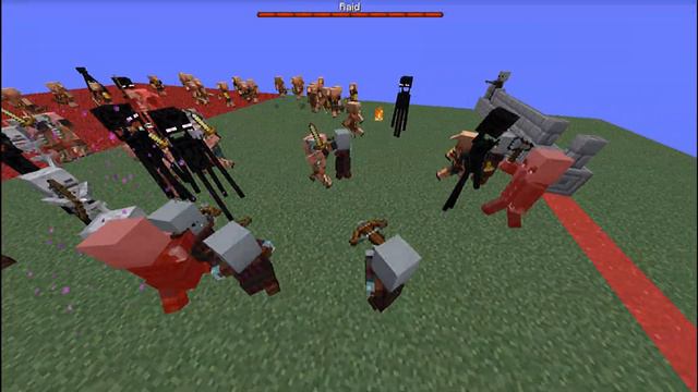 x3 Hardcore Raid vs Nether Army - Minecraft Mob Battle 1.16.2 (Nether Dimension raid) 1K Special смотреть онлайн
