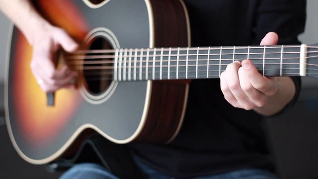 Acoustic Blues (Lightnin' Hopkins Style) - Fingerstyle Acoustic Guitar + Tab смотреть онлайн