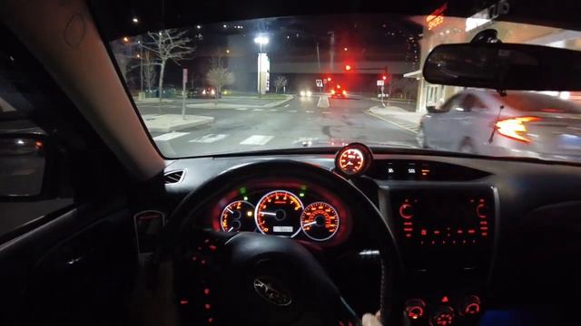 2013 Subaru WRX Hatchback Night POV Grocery Run Drive смотреть онлайн
