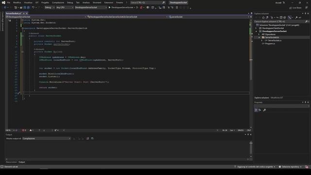 Lezione 1 - Creiamo e connettiamo Client e Server - Tutorial Socket in .Net Core con C# (C Sharp) смотреть онлайн