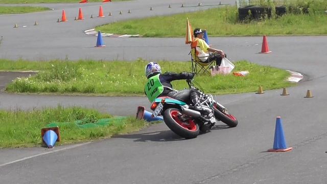 20160710 JAGE2 shimox 2H moto gymkhana Japan HONDA SPADA 250 смотреть онлайн
