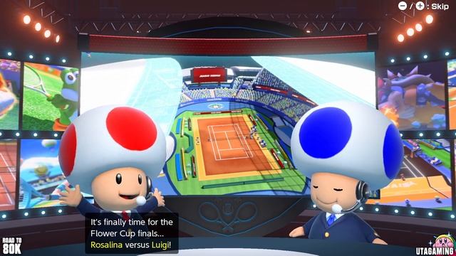 Mario Tennis Aces - Tournament Mode: All Cups (Rosalina Gameplay) смотреть онлайн