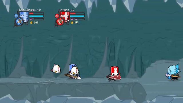Lets play Castle Crashers Remastered snow world & boss смотреть онлайн