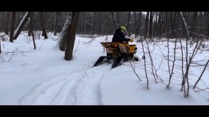 Гусеницы на квадрик. Поедут или нет. Motoland Wild Track X 125 кубок на гусянке