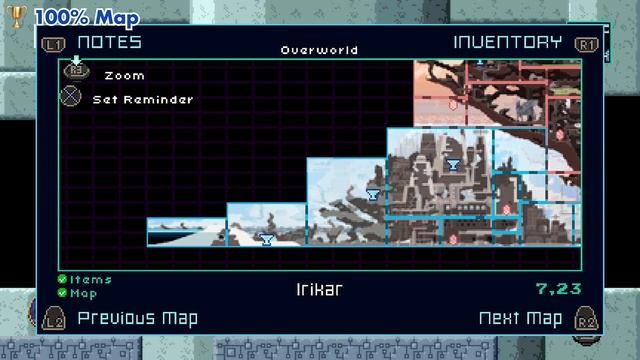 Axiom Verge 2 - Visit Every Screen In The Entire Map (100% Map Trophy Guide)