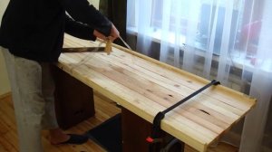 Как сделать стол из дерева самому. Массивный стол своими руками.