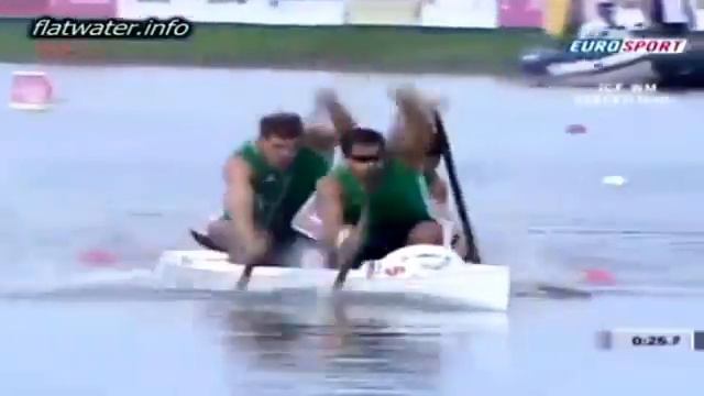 2006 ICF Canoe World Championship Szeged Men's C-4 200 m Final A. HD (16:9) смотреть онлайн