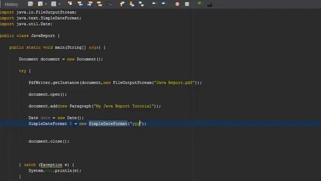 Add date to java iText report смотреть онлайн