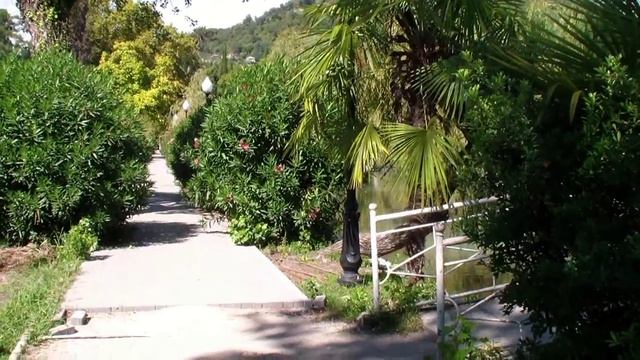 Абхазия. Приморский парк. Новый Афон. смотреть онлайн