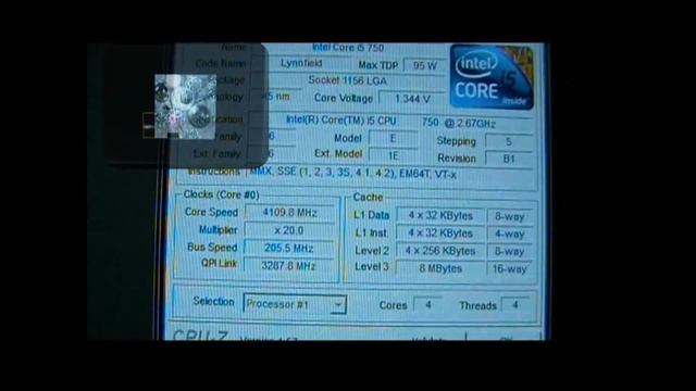 Intel Core i5 750@4.1GHz CINEBENCH 11.5 смотреть онлайн